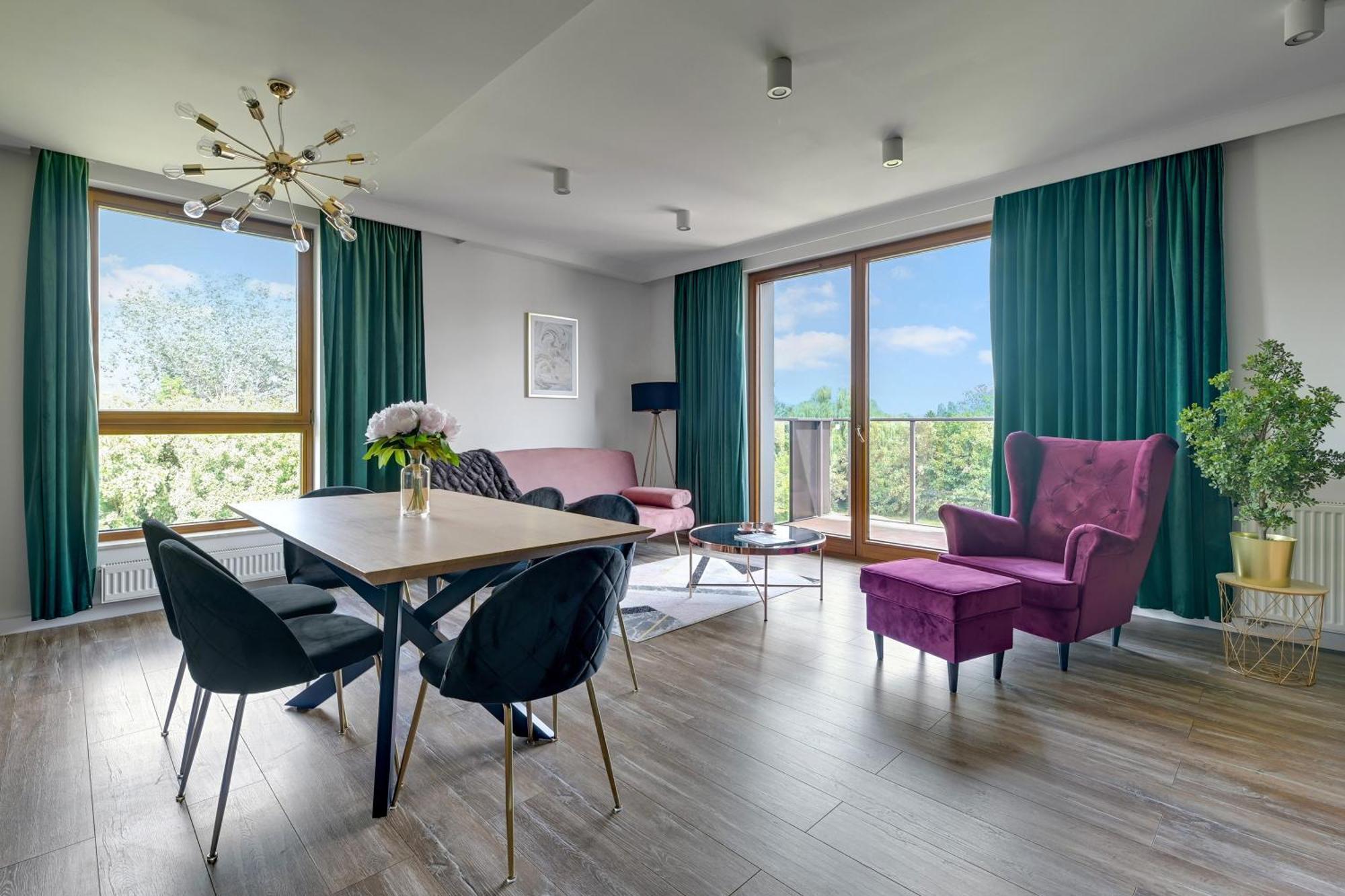 Front Park Apartments With Parking By Lion Apartments Gdansk Bagian luar foto