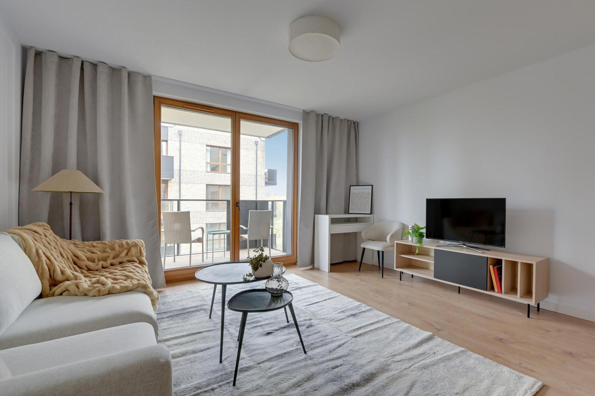 Front Park Apartments With Parking By Lion Apartments Gdansk Bagian luar foto